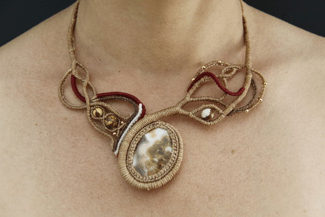 Collier Arwen -  Pierre de Jaspe 