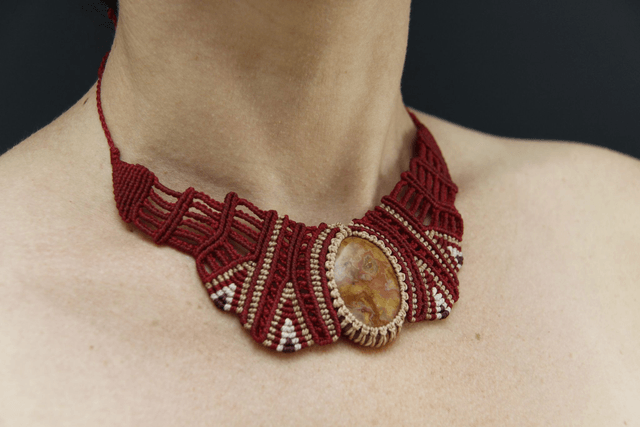 Collier Tara - Pierre de Jaspe